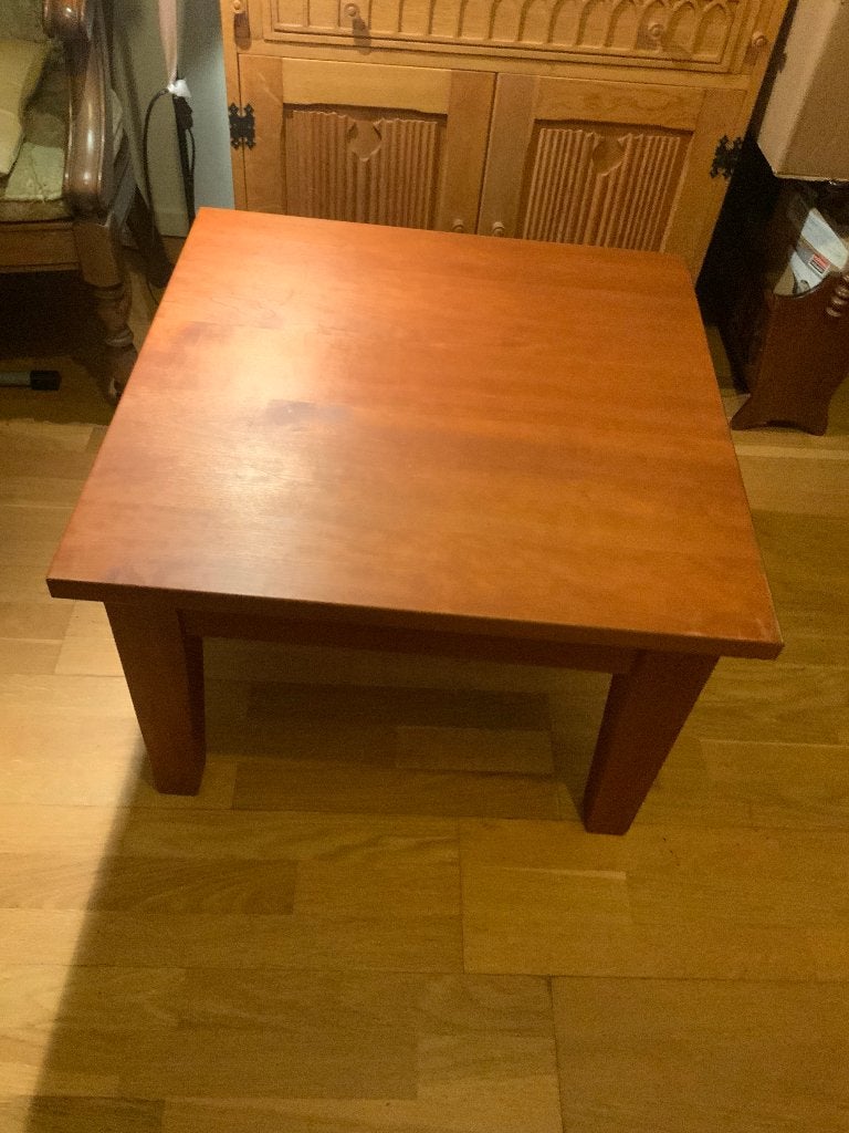 bijzet tafel te koop, Ophalen, Gebruikt, 50 tot 100 cm, Vierkant