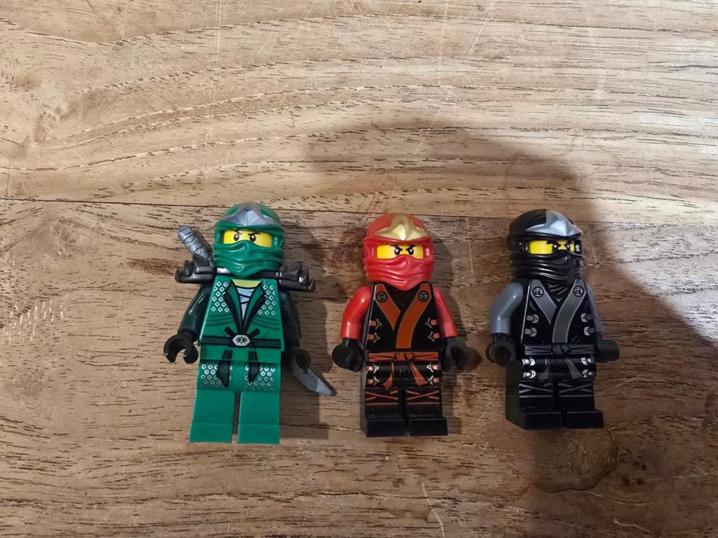 3 Lego Ninjago minifigures, Lego, Ophalen of Verzenden, Zo goed als nieuw, Minifiguur