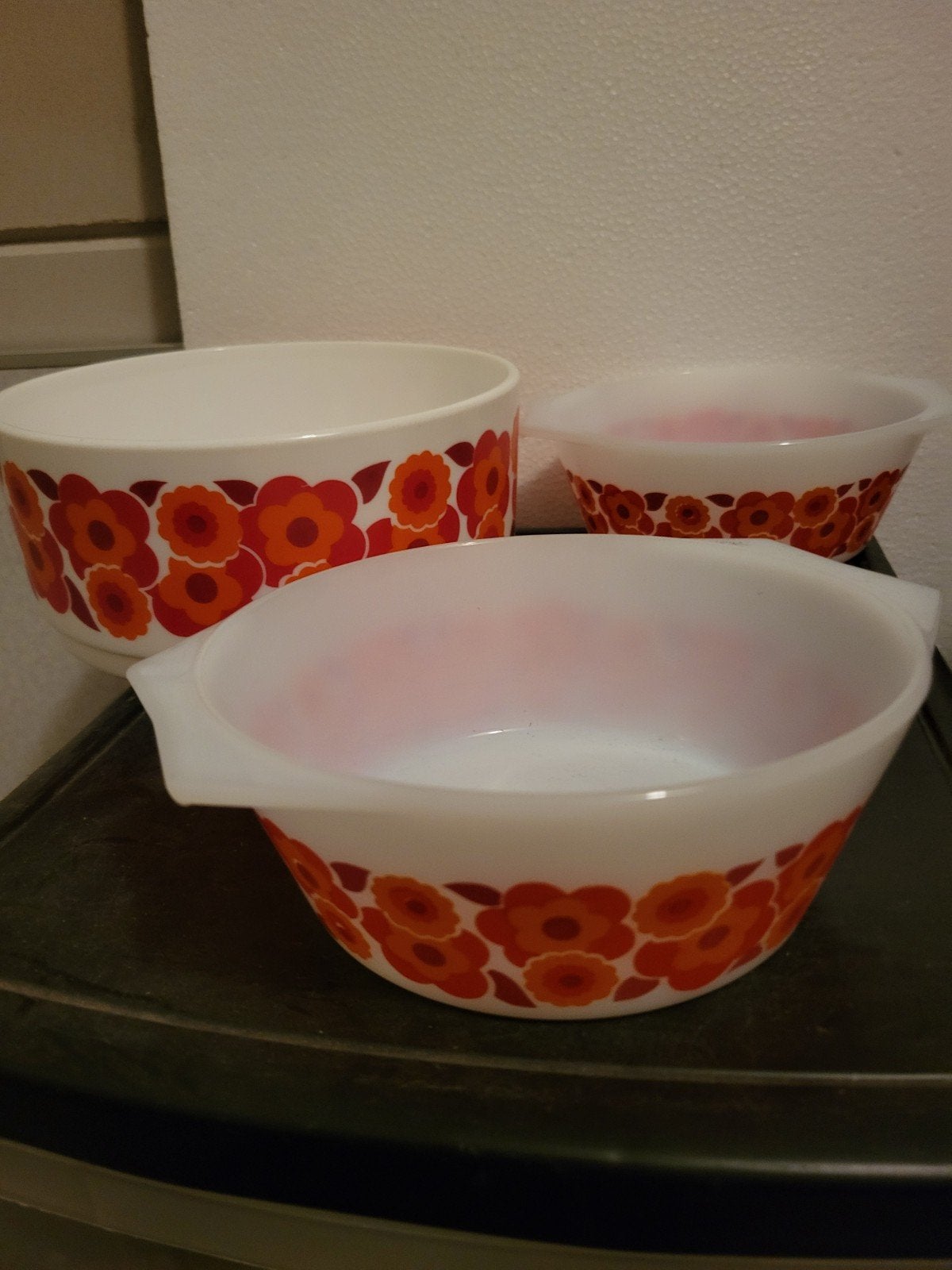 Arcopal Lotus Retro Oranje Schalen Set - 3 Stuks, Ophalen of Verzenden