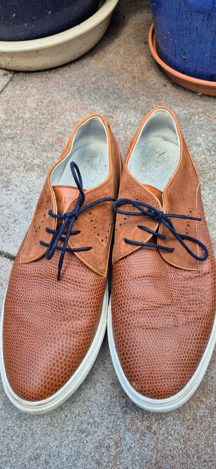 Van Lier Nette Schoenen Maat 45, Bruin, Van Lier, Ophalen of Verzenden, Gedragen