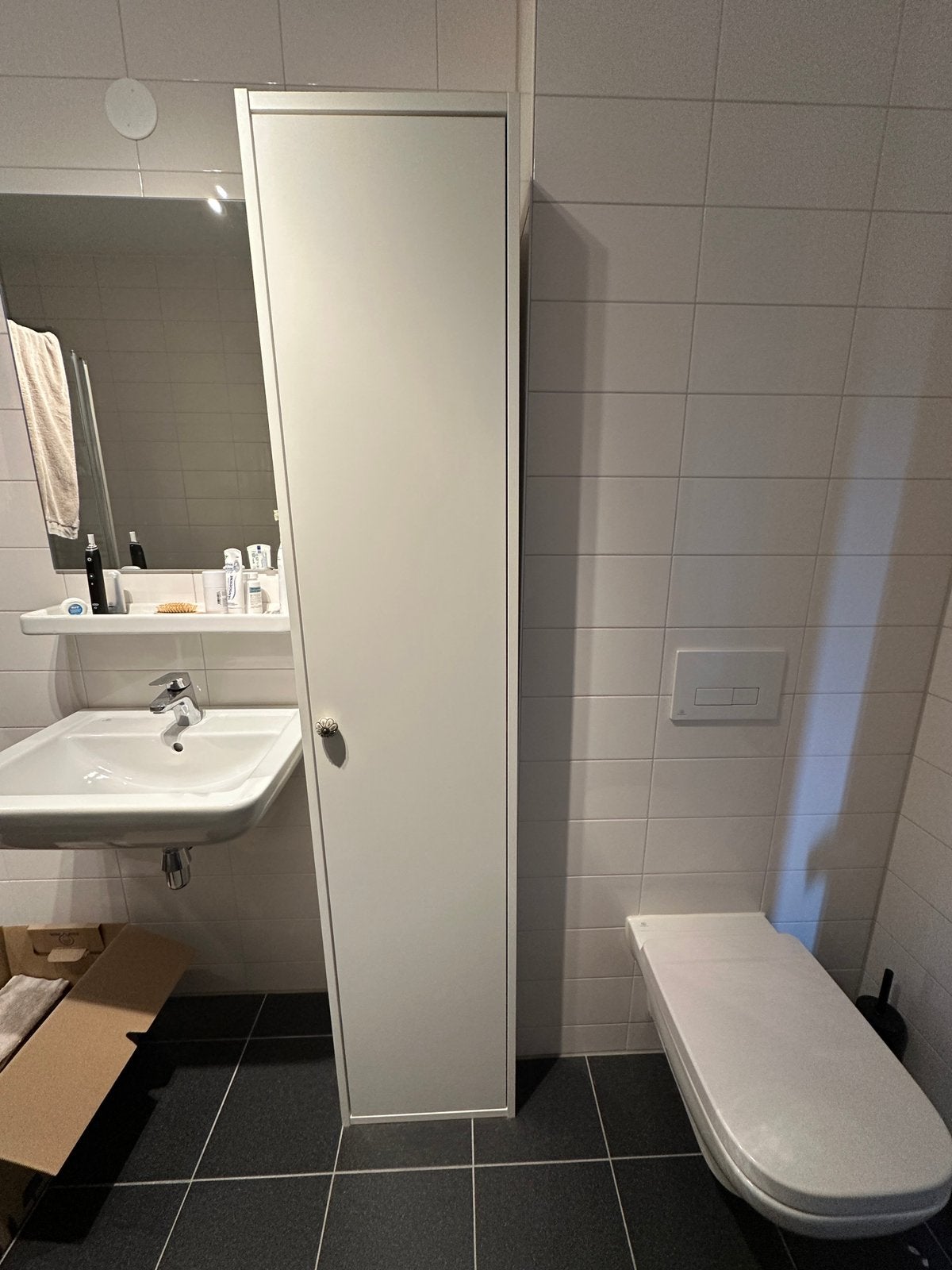 Badkamerkast IKEA, Ophalen, (Half)hoge kast, Minder dan 50 cm, Zo goed als nieuw