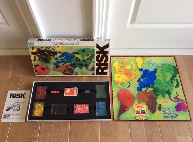 Risk strategisch vintage bordspel van Parker., Ophalen, Zo goed als nieuw