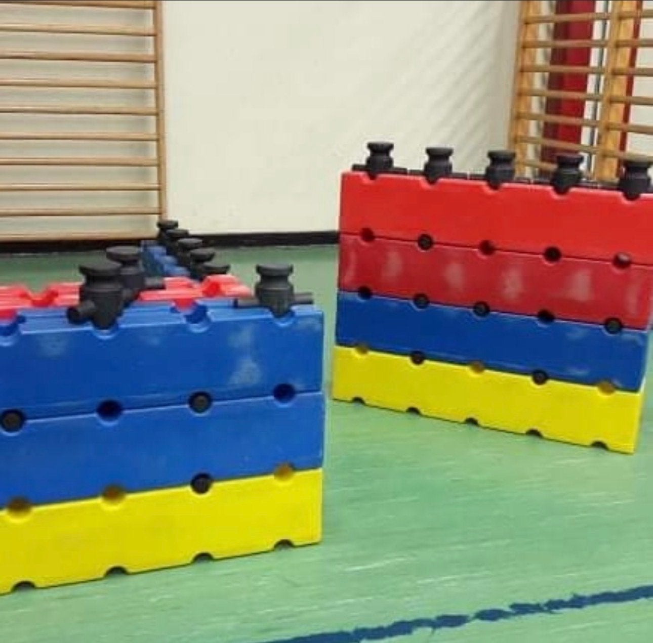 Grote bouwblokken, speelblokken, stapelblokken, Ophalen, Gebruikt, Bouwen