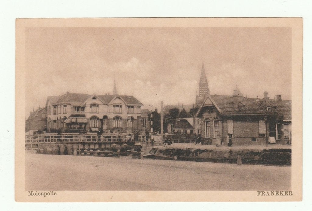 Franeker - Molenpolle, Ophalen of Verzenden, 1920 tot 1940, Ongelopen, Friesland