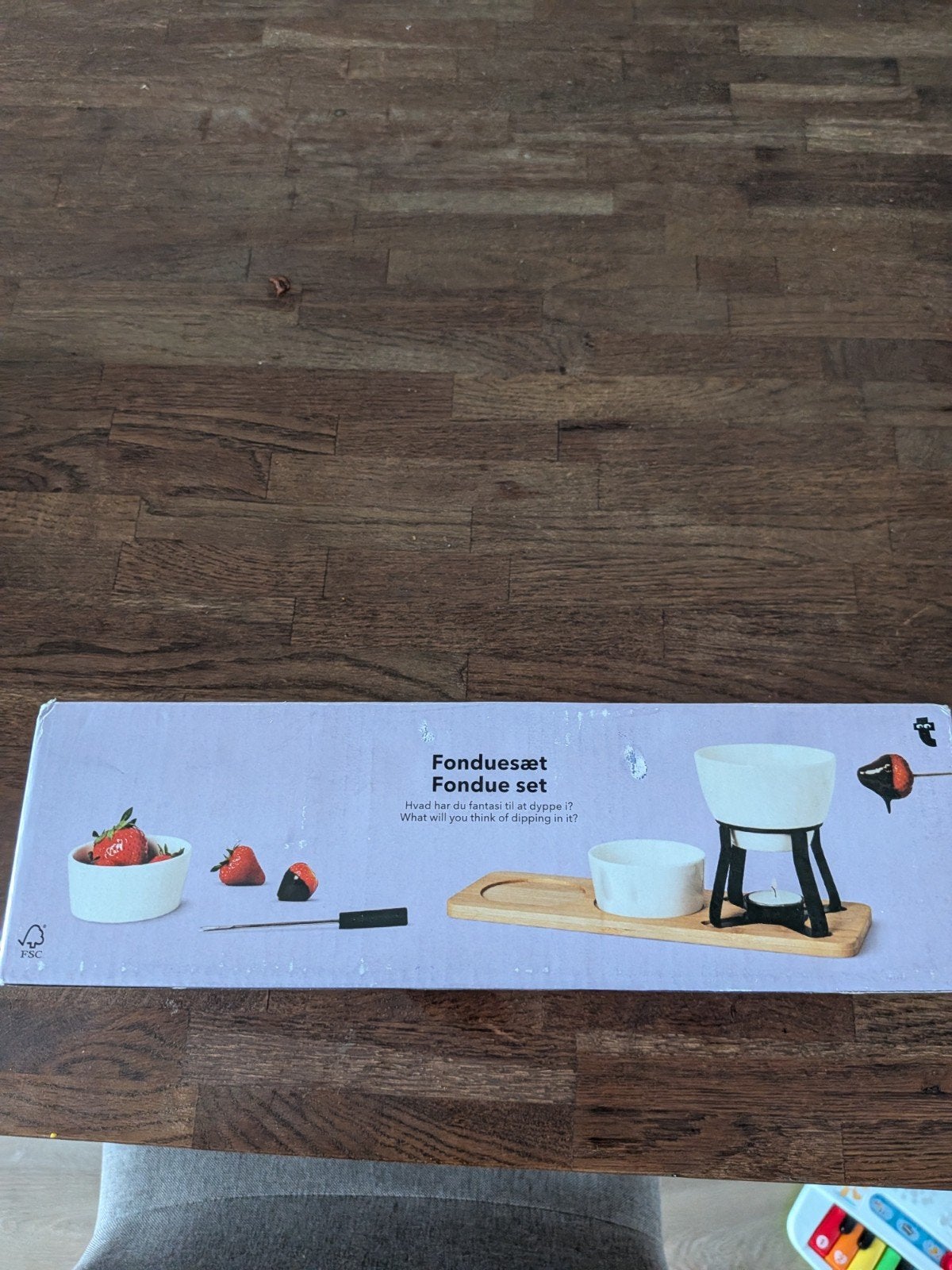 Nieuw Fondueset met 2 vorkjes en 2 schaaltjes, Ophalen of Verzenden, Nieuw, Brander, Fondueset