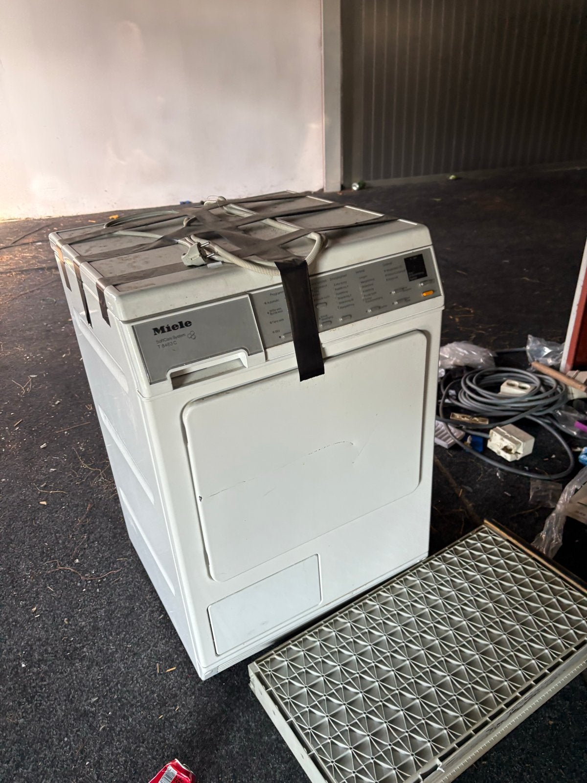 Miele T453C Wasdroger - Gebruikt, Witgoed en Apparatuur, Wasmachines, Ophalen, 6 tot 8 kg, Gebruikt, Voorlader