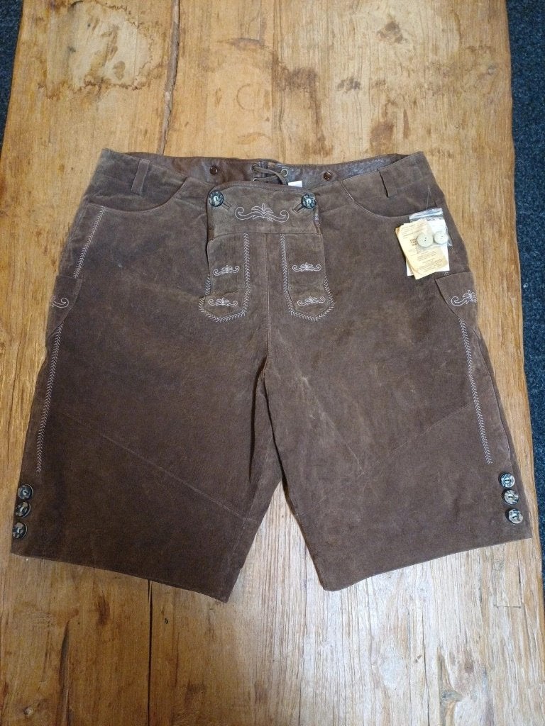 Lederhosen heren, Bruin, Djt@dejuistetoon.eu, Overige maten, Ophalen of Verzenden