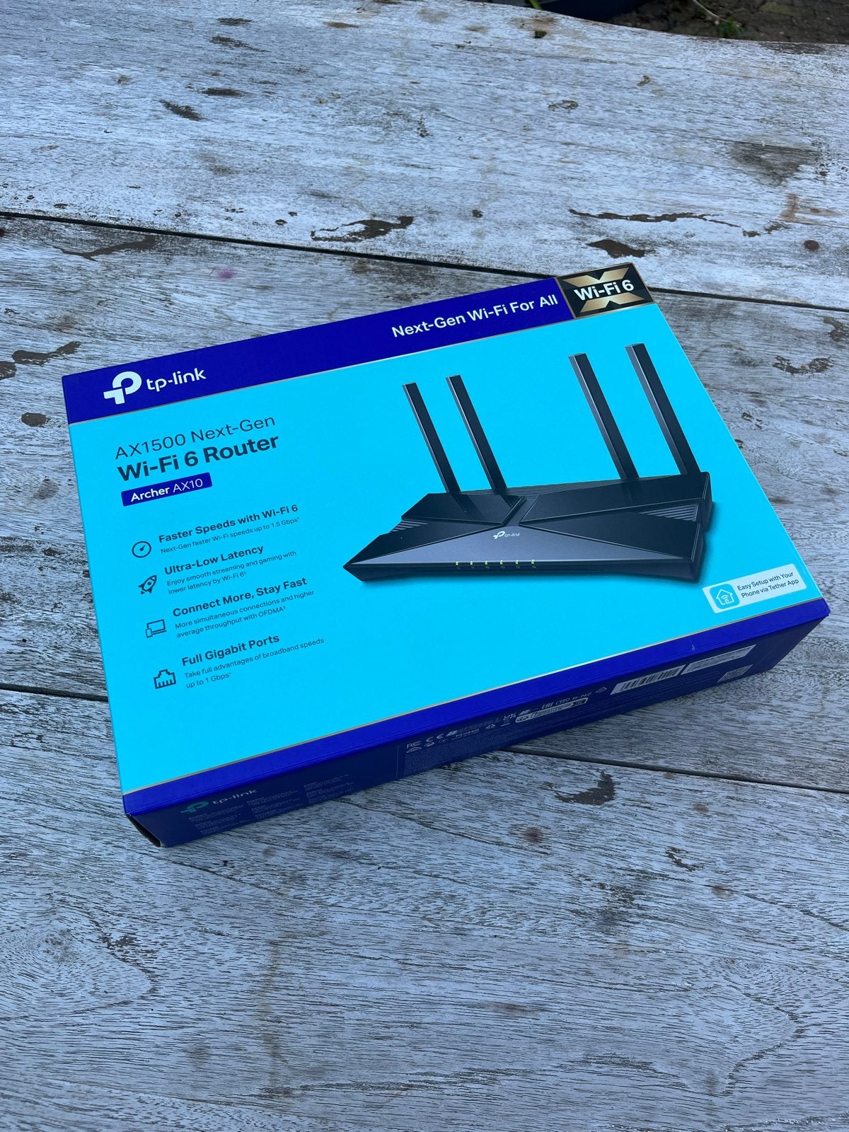 TP-Link Archer AX10 AC1500 Next-Gen WiFi 6 Router, Computers en Software, Routers en Modems, Ophalen of Verzenden, Zo goed als nieuw