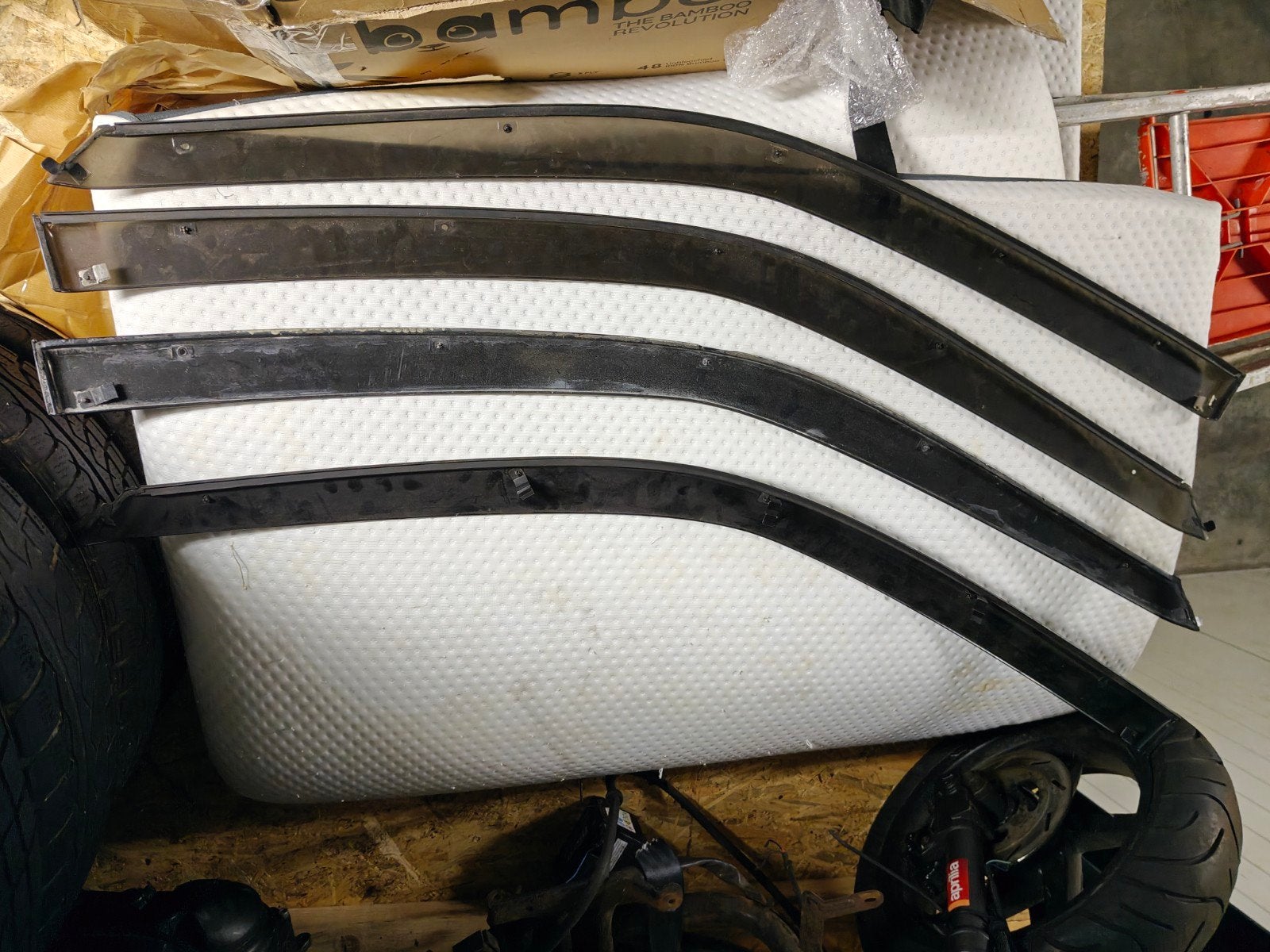 Honda Civic EK OEM Windowvisors, Ophalen, Gebruikt, Links, Honda