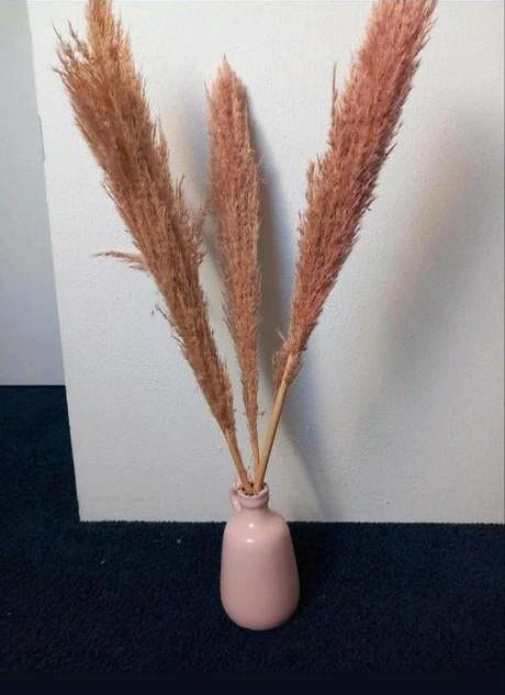 Roze kruik met 3 pluimen, Huis en Inrichting, Ophalen of Verzenden, Zo goed als nieuw