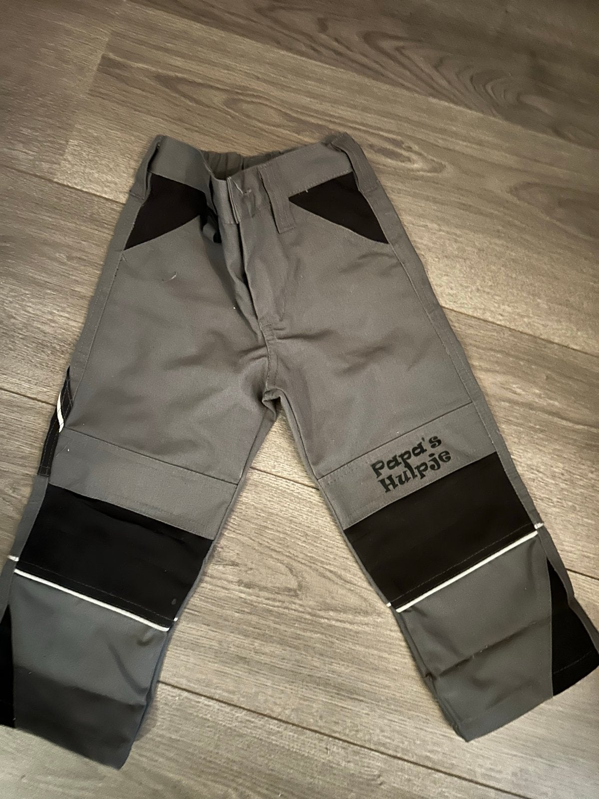 Werkbroek maat 92 met tekst Papa's Hulpje, Ophalen of Verzenden, Gebruikt, Jongen, Broek