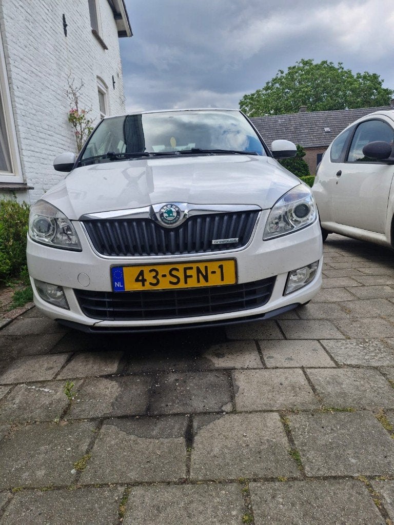 Skoda Fabia 1.2 TDI 55KW Greenline 2011 Wit, Auto's, Skoda, Voorwielaandrijving, Stof, 74 pk, 1199 cc