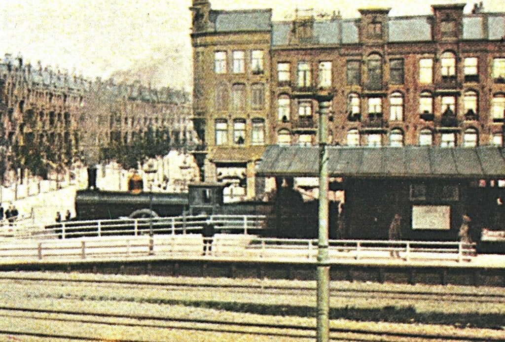 805599 Amsterdam Station Muiderpoort Onbeschreven, Verzamelen, Ophalen of Verzenden, 1960 tot 1980, Ongelopen, Noord-Holland