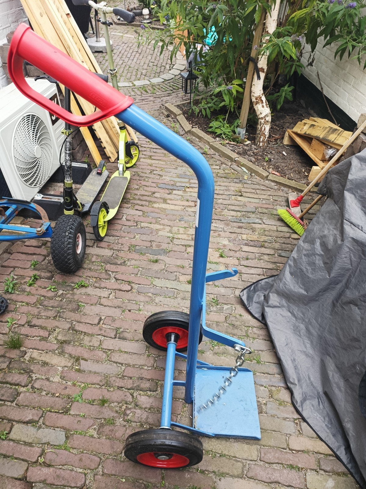 Steekwagen 25x25 cm - Handige Transportkar, Ophalen, Zo goed als nieuw, Steekwagen