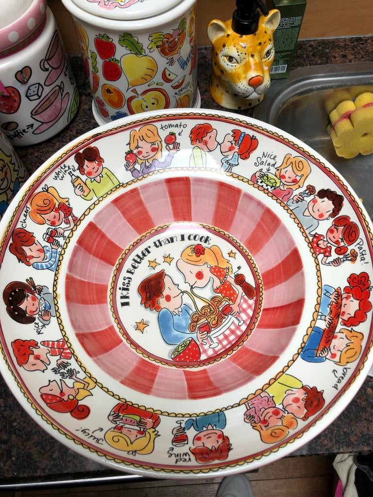 Blond Amsterdam pasta schaal, Ophalen, Blond Amsterdam, Aardewerk, Schaal of Schalen