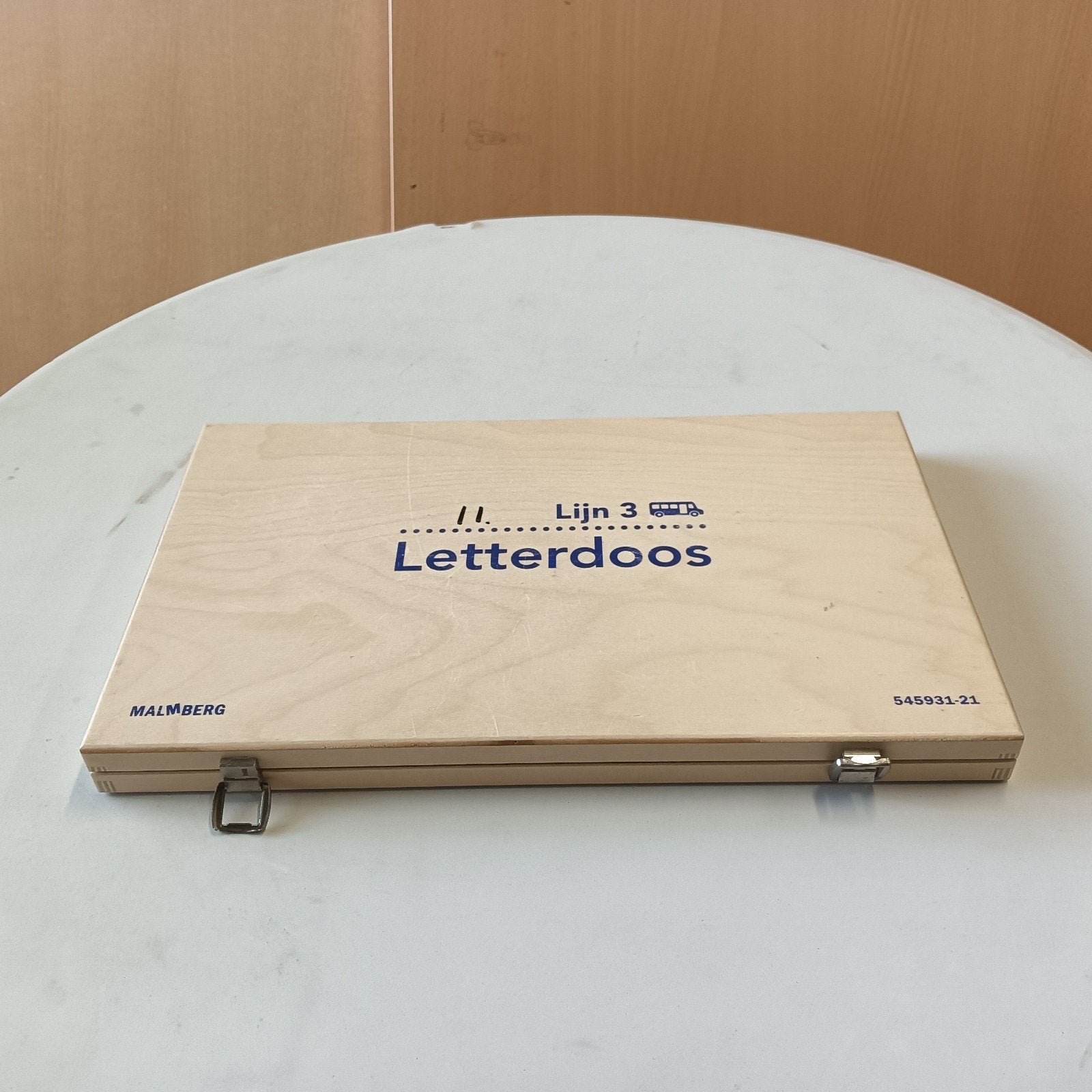 Malmberg Lijn 3 Letterdoos - Educatief Spel, Ophalen of Verzenden, Gebruikt, Taal en Lezen
