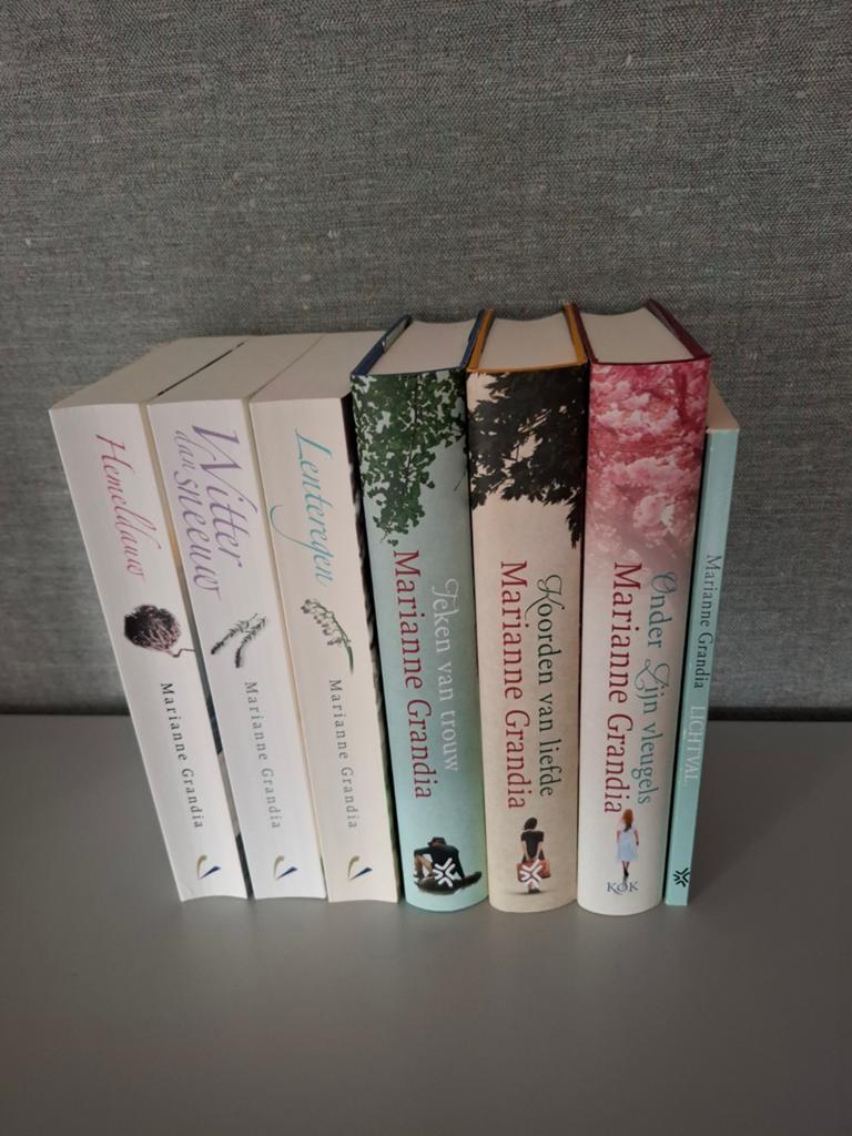 Christelijke romans Marianne Grandia, Boeken, Romans, Ophalen of Verzenden, Zo goed als nieuw, Marianne Grandia