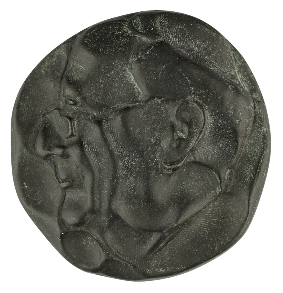 BRONZEN PENNING Jos Reniers JAN VAN ES PRIJS, Verzenden, Brons, Nederland