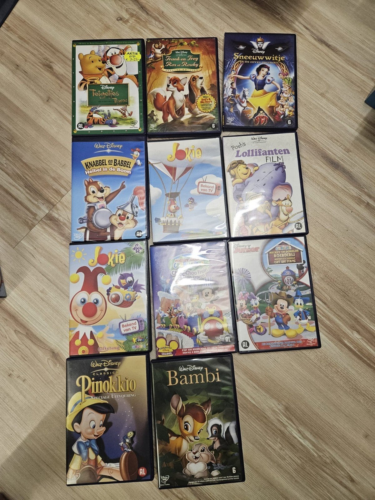 Grote collectie Disney en kinderfilms op DVD, Gebruikt, Verzamelbox, Alle leeftijden, Familie