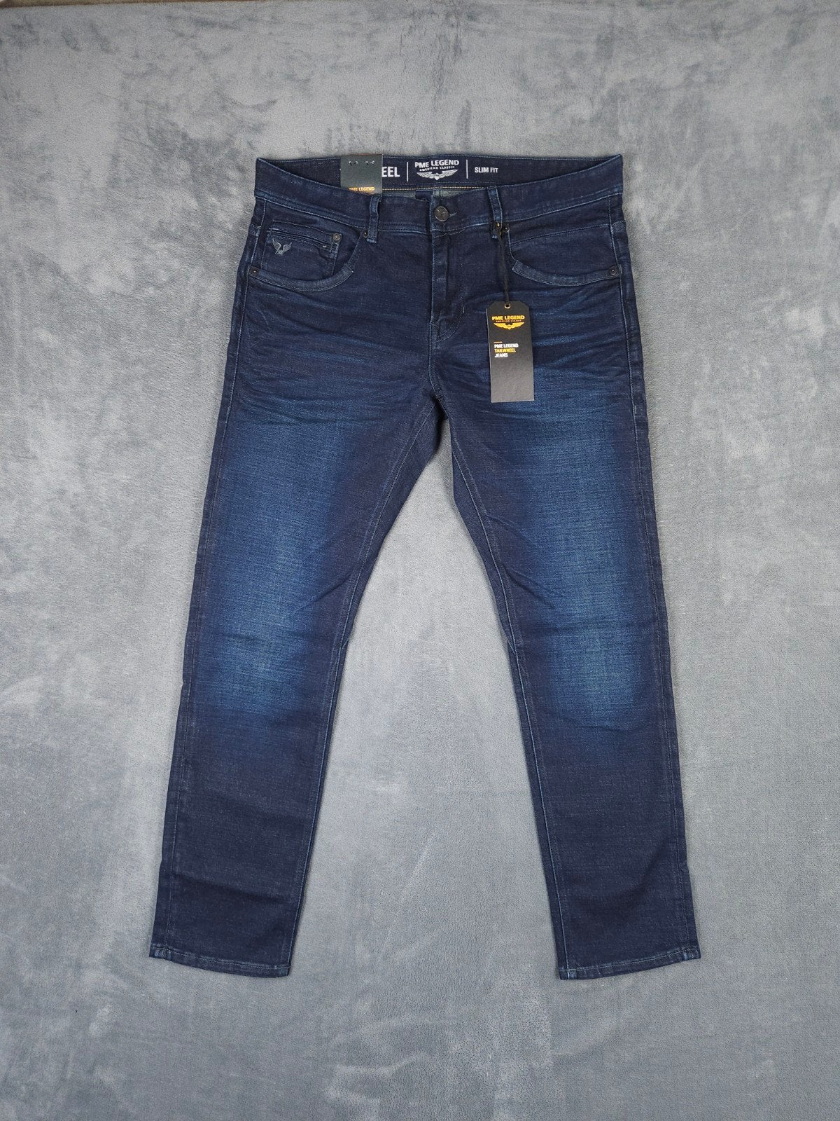 Pme Legend Broek Tailwheel W36 L30 Slim Blauw Jeans, W36 - W38 (confectie 52/54), ., Nieuw, .