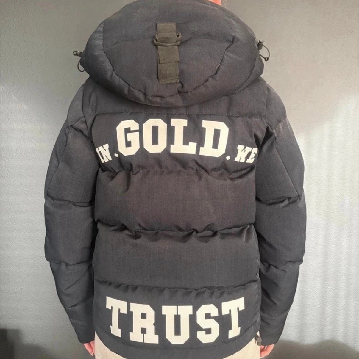 In Gold We Trust Winterjas, Ophalen of Verzenden, Zo goed als nieuw, Maat 46 (S) of kleiner, Zwart