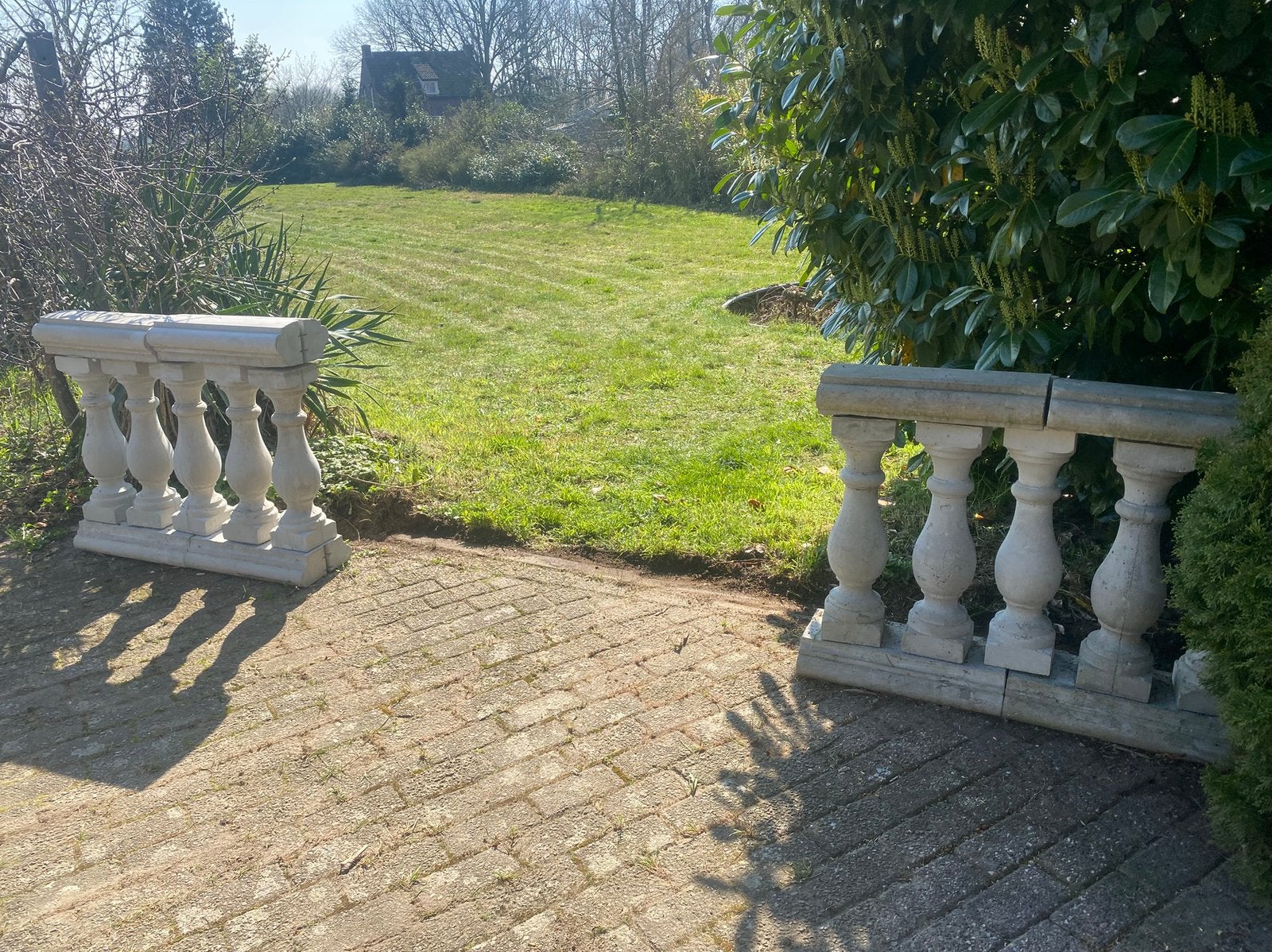 showmodel 2 meter betonnen balustrade Italiaanse stijl, Ophalen, Zo goed als nieuw, Beton, Overige typen