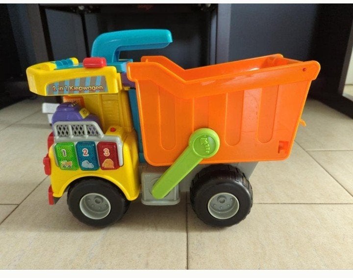 VTech 2-in-1 Kiepwagen Speelgoed, Ophalen, Gebruikt