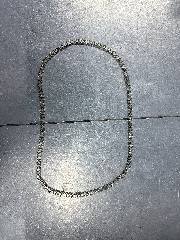 ZIlveren koningsketting 925 54g 66cm lang | Echt zilver, Sieraden, Tassen en Uiterlijk, ., Ophalen of Verzenden, Zo goed als nieuw