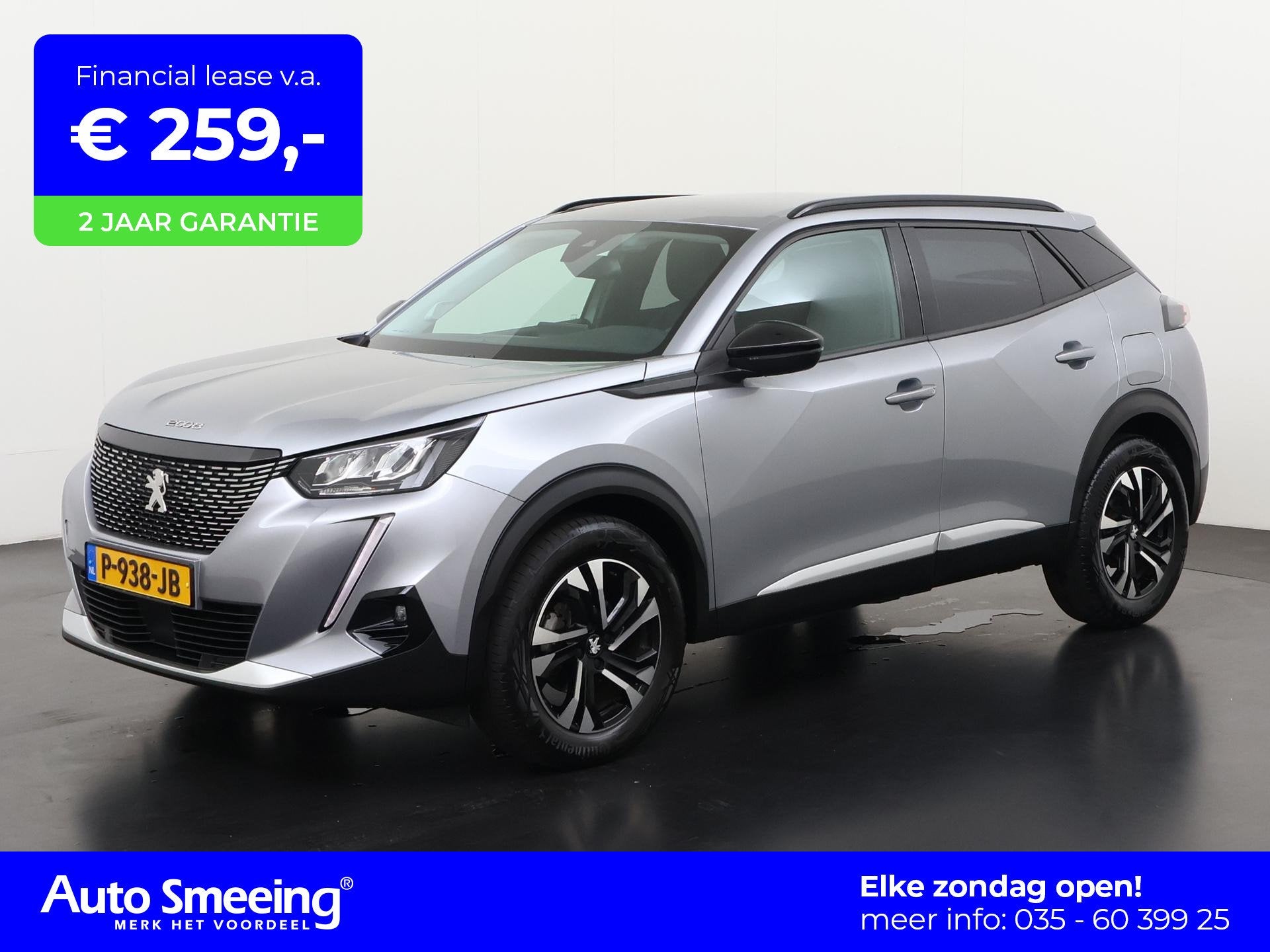 Peugeot 2008 1.2 PureTech Allure Pack Automaat | Digital Coc, Auto's, Gebruikt, 1199 cc, Leder en Stof, Origineel Nederlands