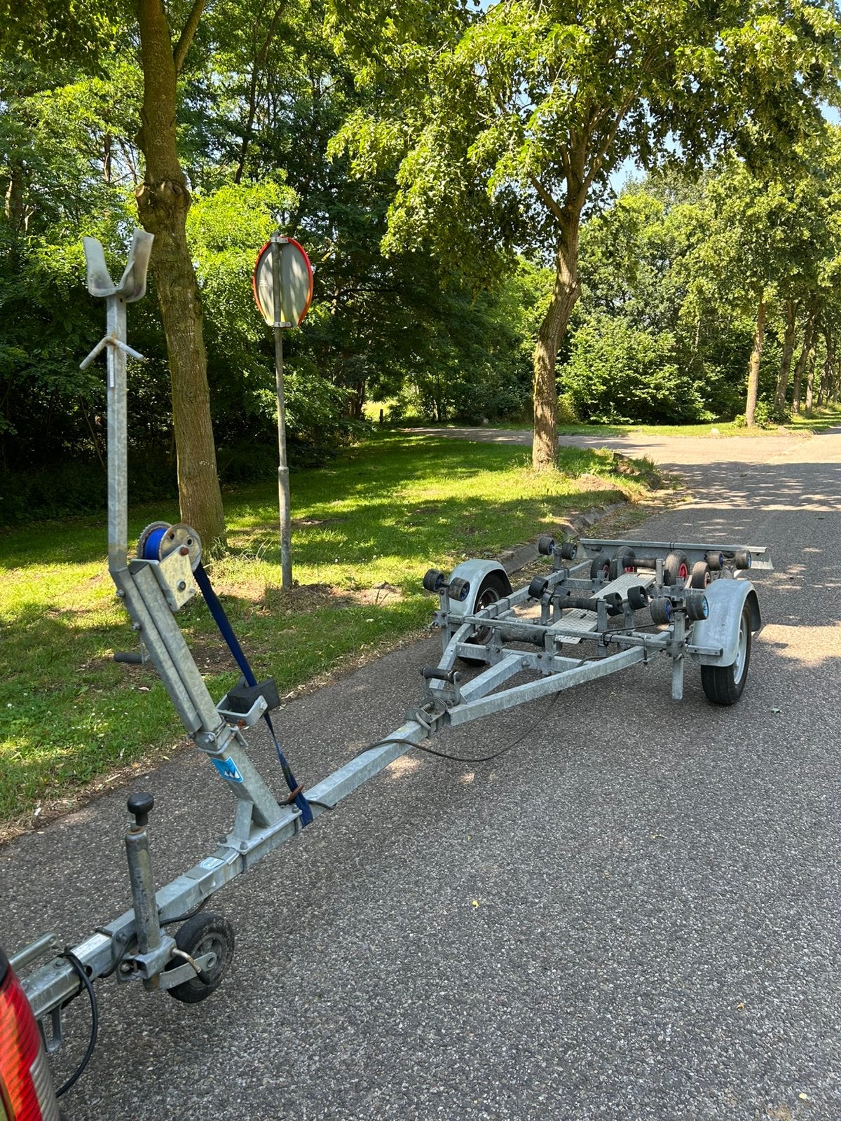Kalf kantel trailer, Ophalen, Zo goed als nieuw, Minder dan 15 m²