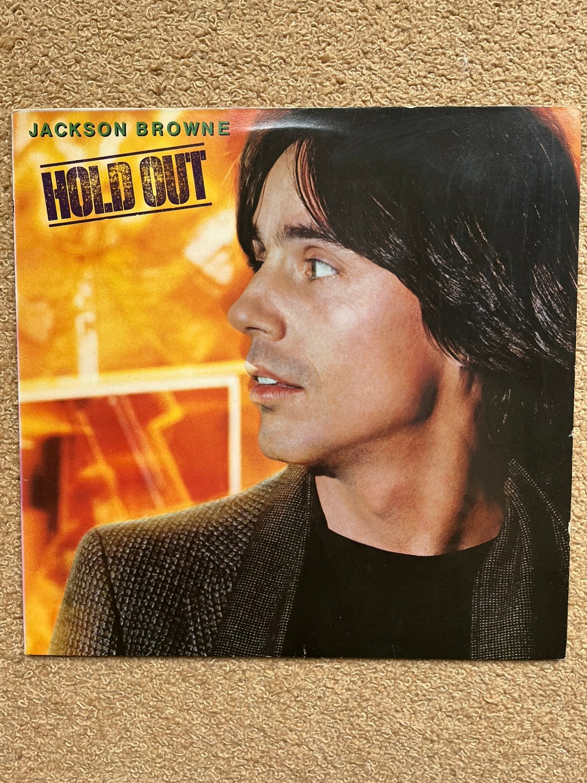 LP Jackson Browne Hold Out, Cd's en Dvd's, Vinyl | Pop, Ophalen, Gebruikt, Singer-songwriter