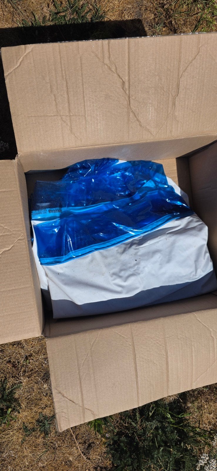 Opblaasbaar matras/luchtbed in doos, Ophalen of Verzenden, Nieuw, Tot en met 2