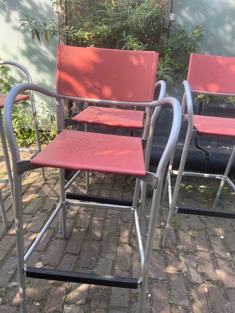 7x Segis Breeze Barkrukken, Veranda Italiaans Terras, Ophalen, Kunststof, 60 tot 90 cm