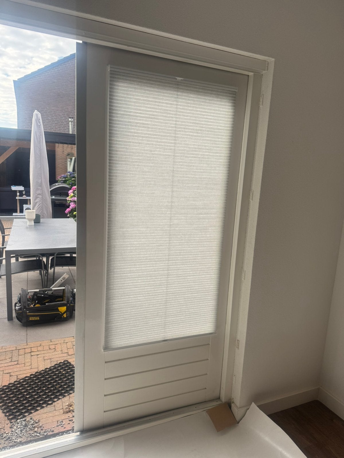 Zonnewering 2x merk Sunway, wit, 73x150, compleet, Ophalen, Minder dan 80 cm, Binnendeur, Minder dan 200 cm