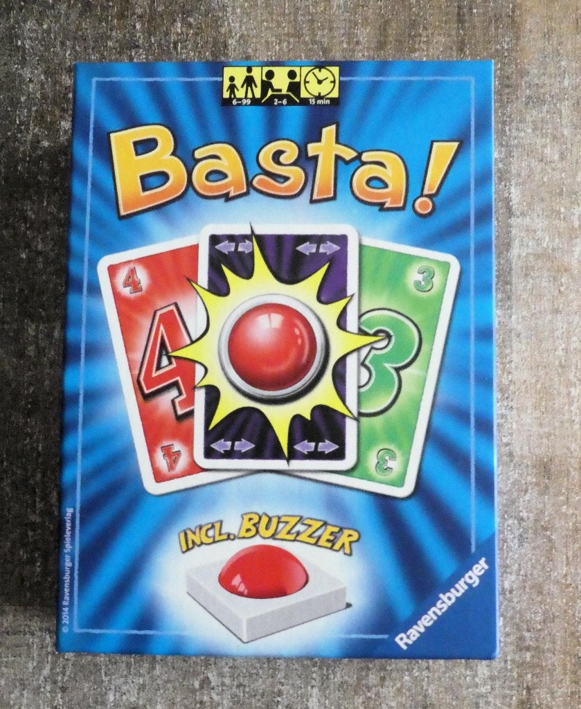 Basta! - Kaartspel Ravensburger vanaf 6 jaar., Vijf spelers of meer, Ophalen of Verzenden, Zo goed als nieuw, Ravensburger