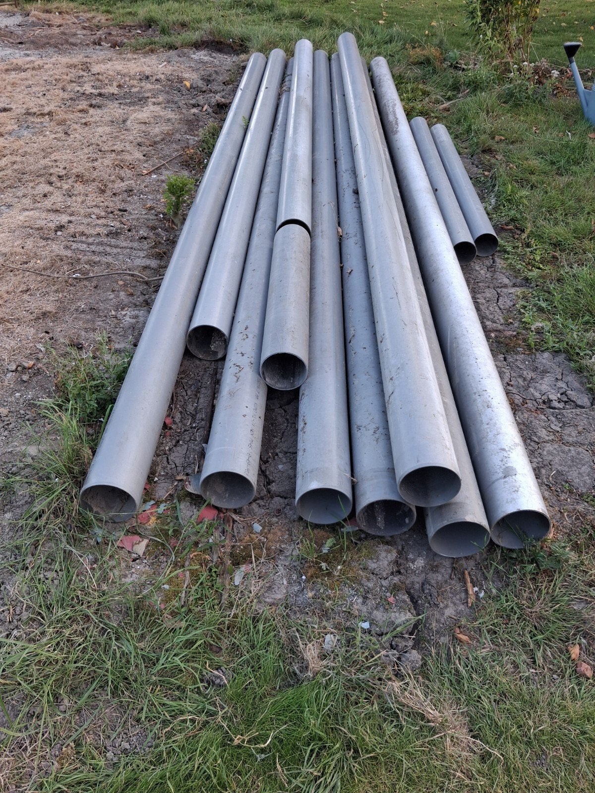 Partij gebruikte 160mm PVC buizen, Ophalen, Gebruikt, Pvc, 6 meter of meer