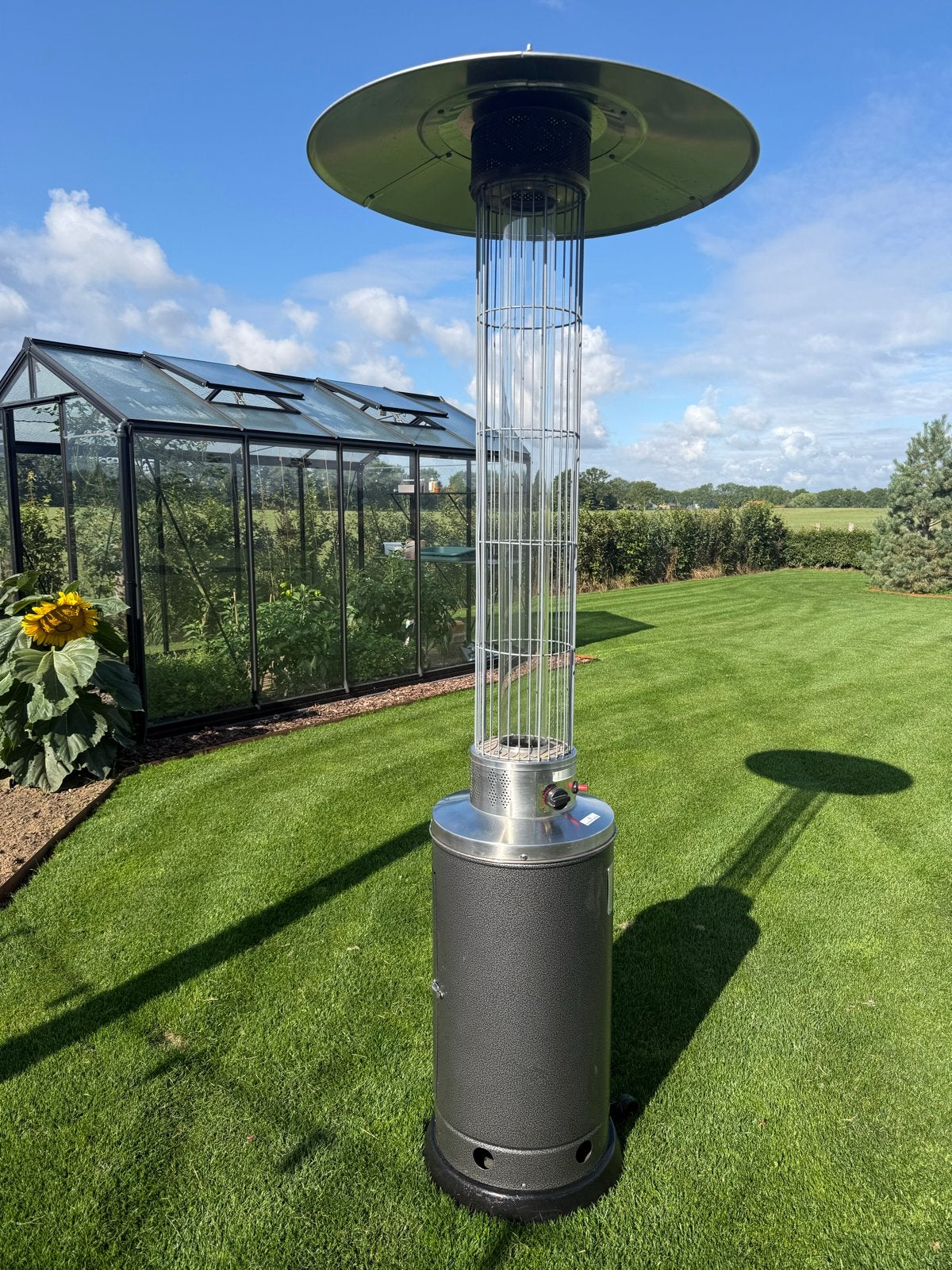 Eurom Flameheater 9000 Terrasverwarmer Gas, Ophalen, Gebruikt, Waterbestendig, Vloer
