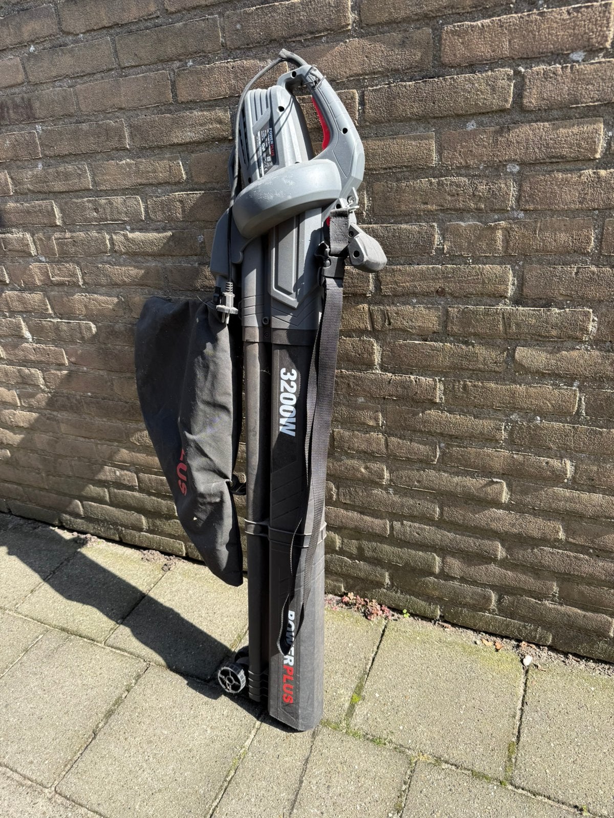 Bladblazer en zuiger met zak 3200W Power, Tuin en Terras, Ophalen, Gebruikt