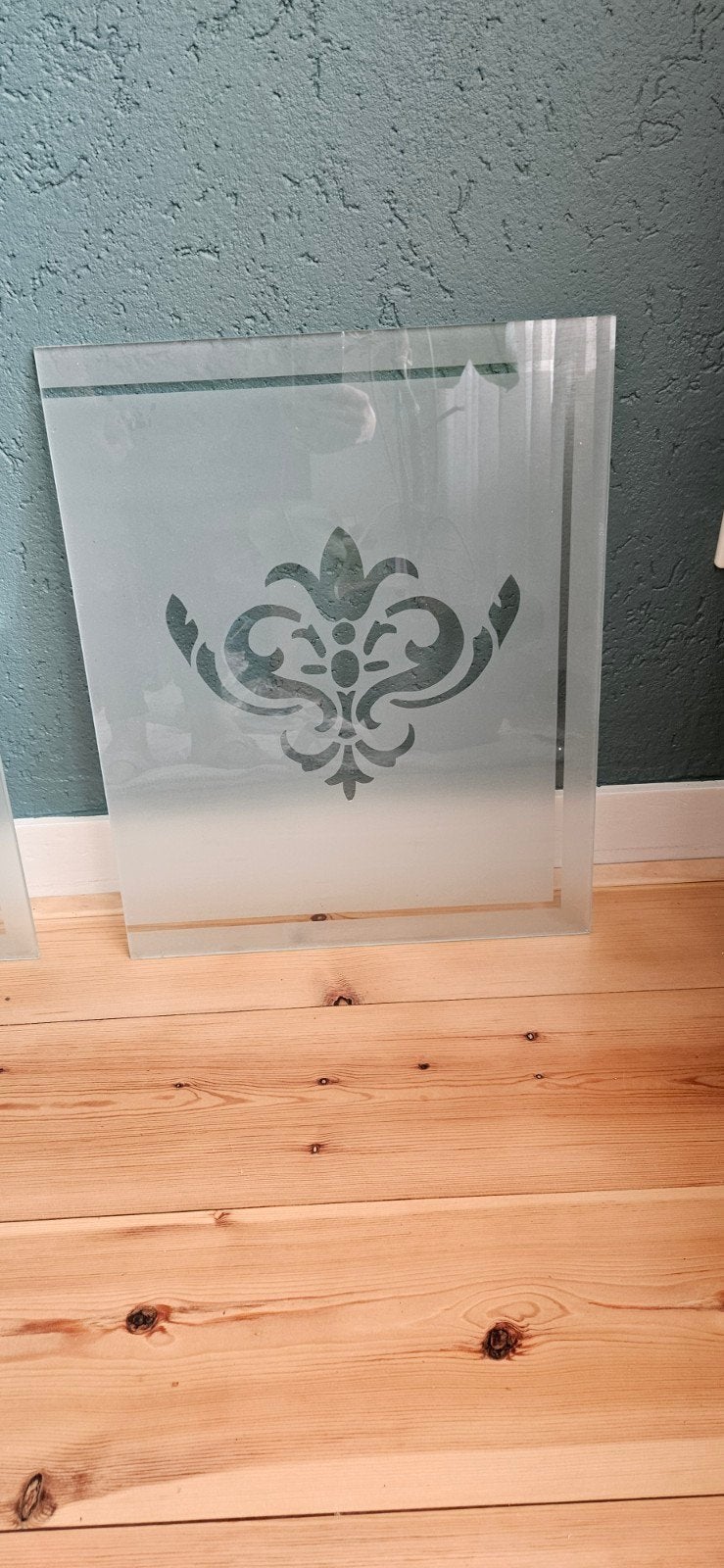 Decoratief glas met patroon - Diverse afmetingen, Ophalen, Gebruikt, Minder dan 80 cm, Glasplaat