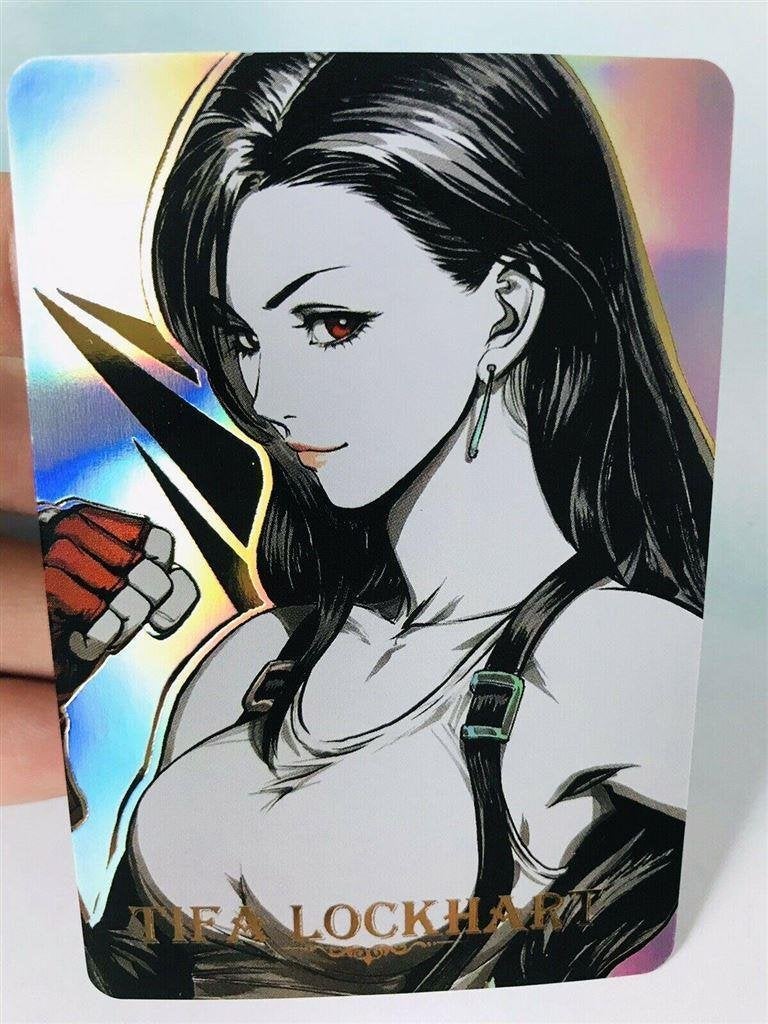 Tifa Lockhart Final Fantasy VII Collectors Foil Holo Card, Verzamelen, Verzenden, Kuifje, Nieuw, Beeldje of Figuurtje