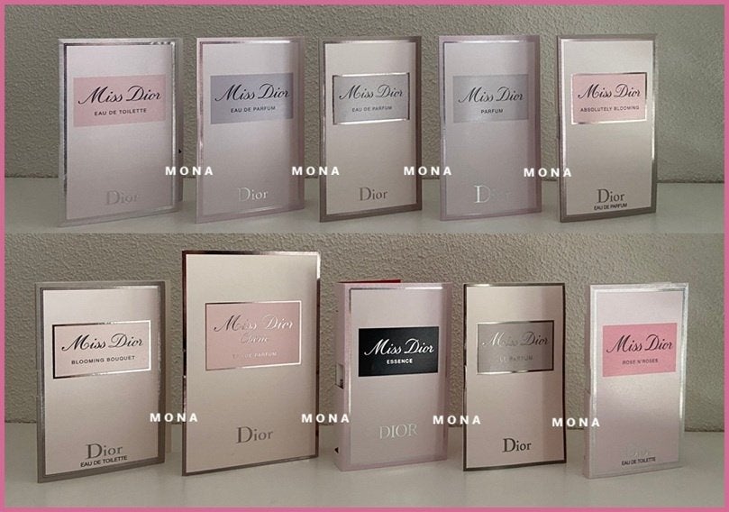 Miss D set 10 parfum samples proefjes testers monsters, Sieraden, Tassen en Uiterlijk, Uiterlijk | Parfum, Nieuw, Verzenden