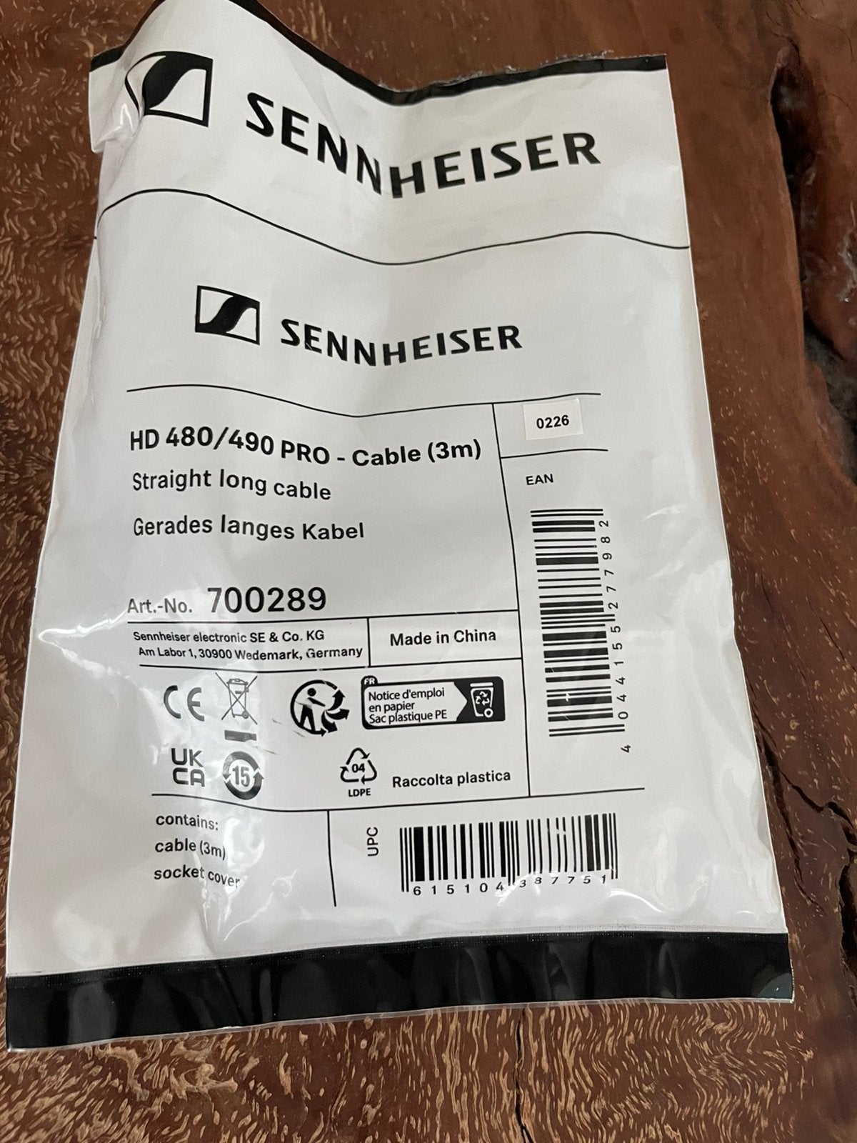 Sennheiser HD 490 PRO 3m kabel, Ophalen of Verzenden, Nieuw, Sennheiser
