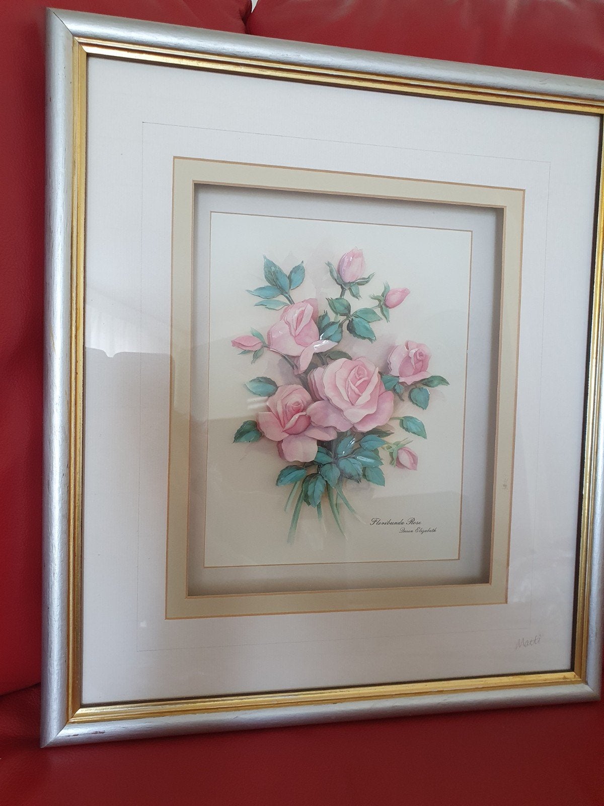 3 D , SCHLDERIJ -ROZEN, Bloemen, Ophalen of Verzenden, Klassiek, Papier