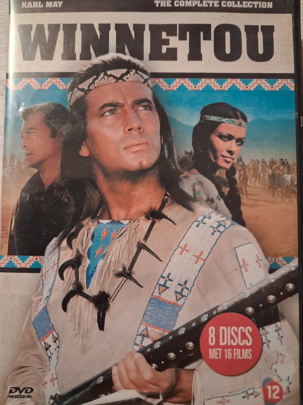 Winnetou - The Complete Collection (8 Discs, 16 Films), Cd's en Dvd's, Verzenden, Nederlands, Zo goed als nieuw, Actie en Avontuur