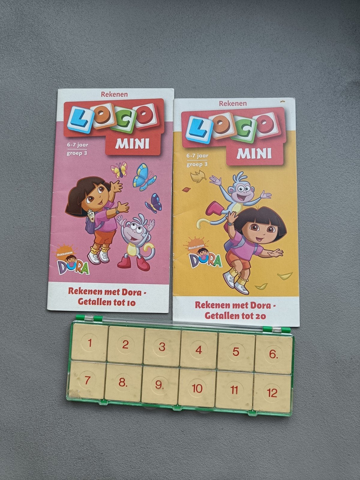 Loco Mini Rekenen met Dora - Getallen tot 10 en 20, Ophalen of Verzenden, Zo goed als nieuw, Puzzelen
