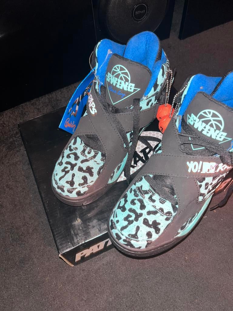Patrick ewing maat 41 mtv yo raps, Kleding | Heren, Schoenen, Ophalen of Verzenden, Zo goed als nieuw, Zwart