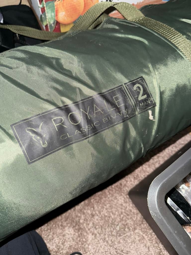 Fox Royale Classic Bivvy 2 Man Tent - Groen, Watersport en Boten, Hengelsport | Karpervissen, Ophalen of Verzenden, Gebruikt, Overige typen