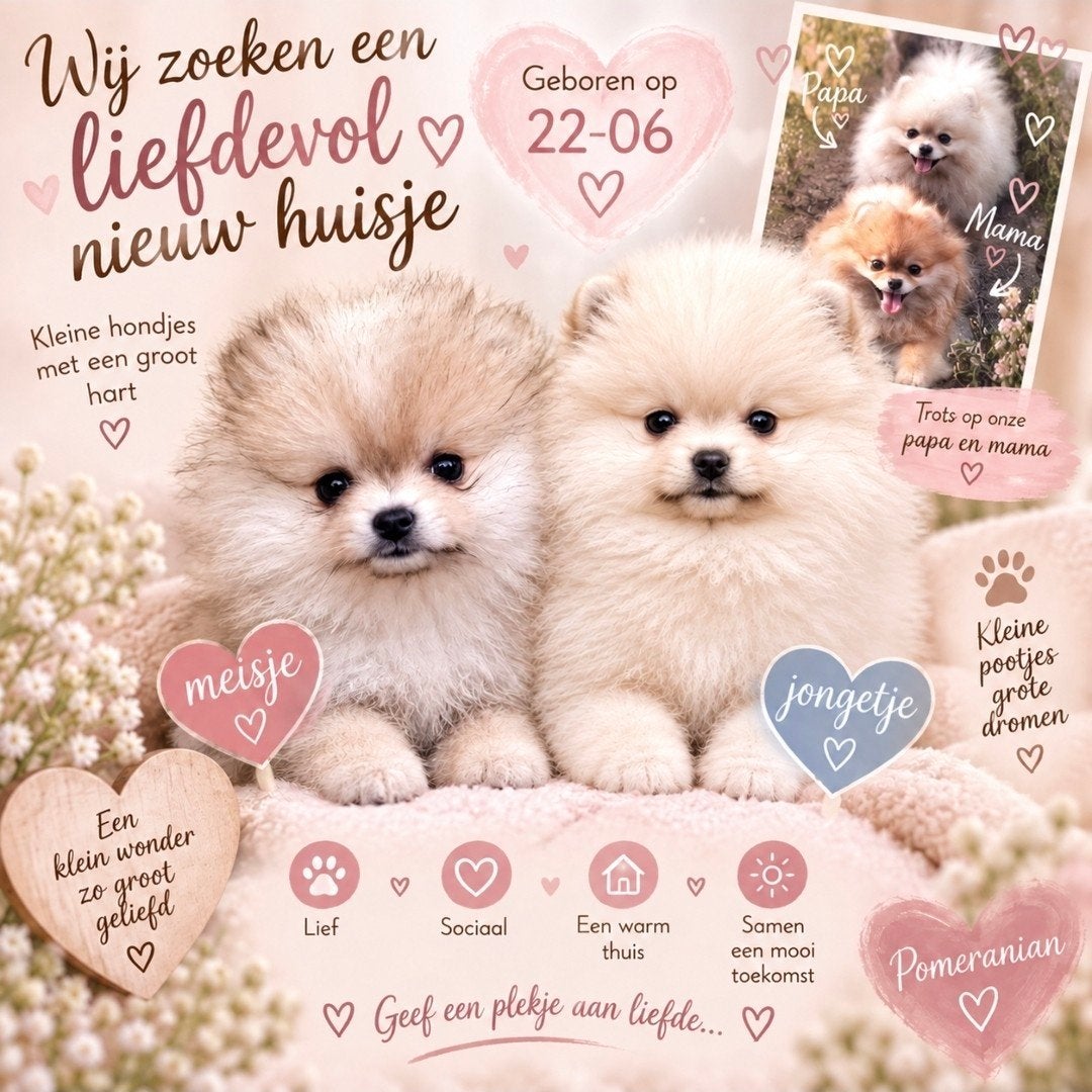 raszuivere pomeriaan pups, Dieren en Toebehoren, Honden | Poolhonden, Keeshonden en Oertypen, Keeshond, 8 tot 15 weken, Meerdere
