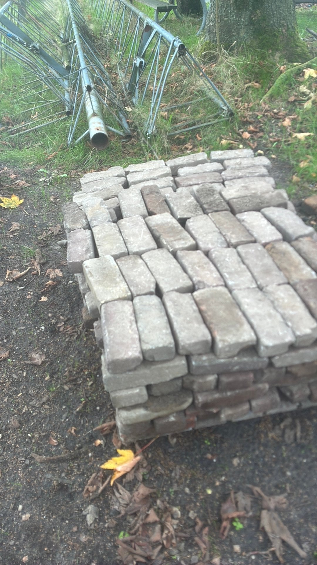 Gebakken waaltjes, Tuin en Terras, Ophalen, Zo goed als nieuw, Bruin, Overige typen