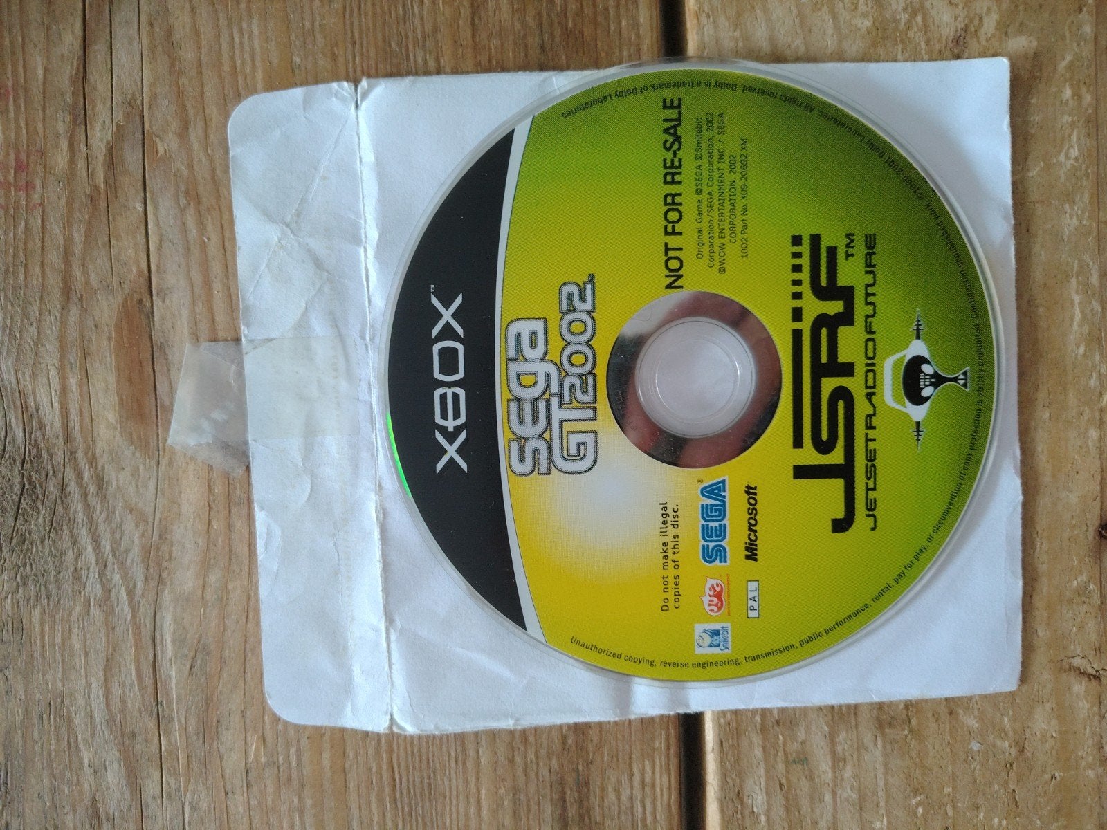 Sega GT 2002 / Jet Set Radio Future Xbox, Spelcomputers en Games, Ophalen of Verzenden